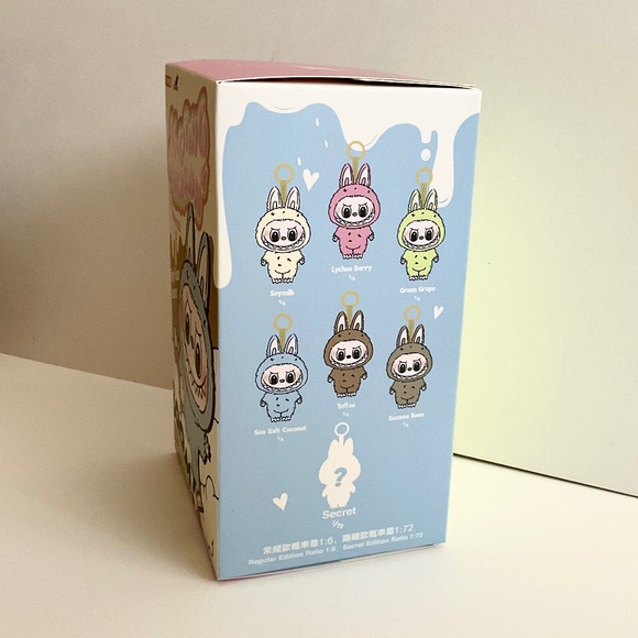 Authentic Labubu Exciting Macaron Series SESAME BEAN Plush Pendant SEALED - Picture 12 of 14